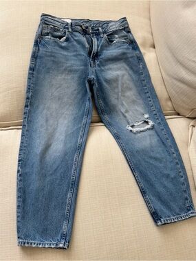 GAP Size 2R Light Blue Barrel Jeans